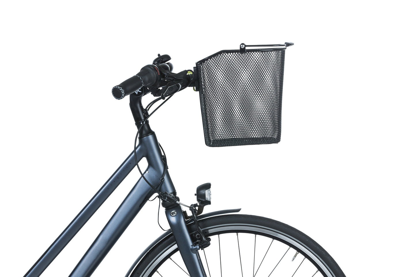 Basil 10224 Bremen BE fietsmand afneembaar voor zwart + Baseasy-Stemholder