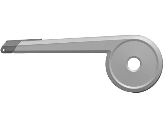 Hesling kettingscherm Move 38T. mat zwart winkel