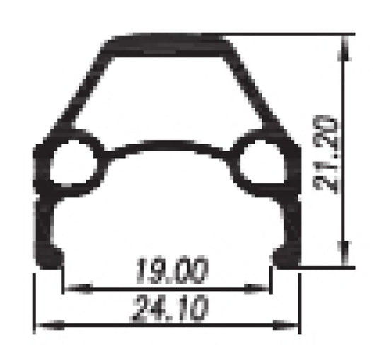 Primax E velg STR20 28“-622 zilver-CNC