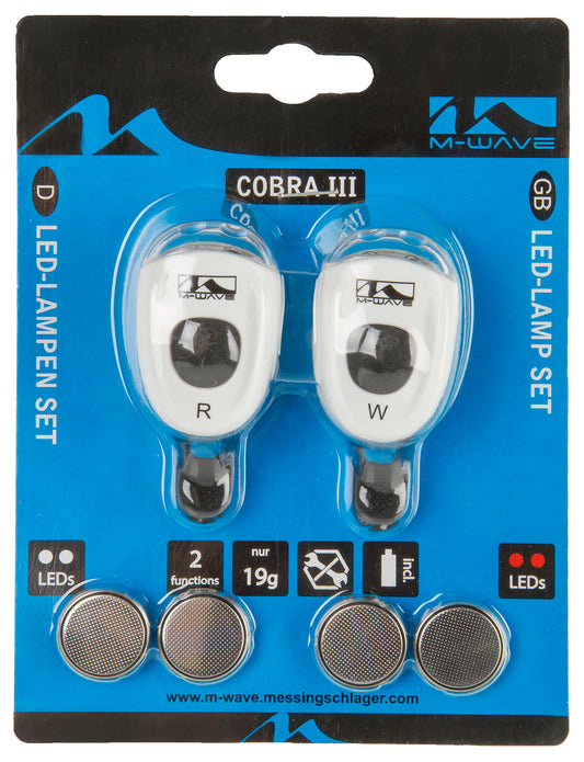 M-Wave CobraIII mini ledset incl. batterijen