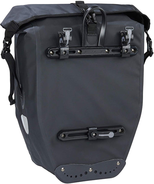 Büchel tas voor bagagedrager zwart 100% waterdicht met schouderband