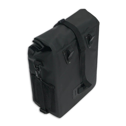 Lynx enkele fietstas Valley XL 21 ltr. zwart tarpaulin waterdicht