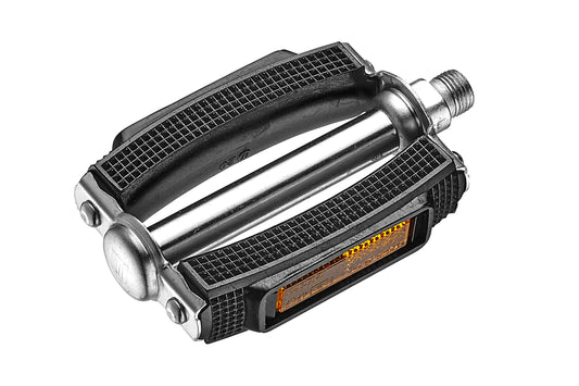 Union pedaal 687H klassiek PVC zwart 9/16 kogellager op kaart