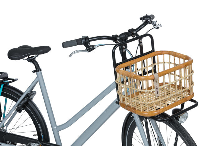 Basil 13079 Green Life Rotan fietsmand M 18L. naturel bruin