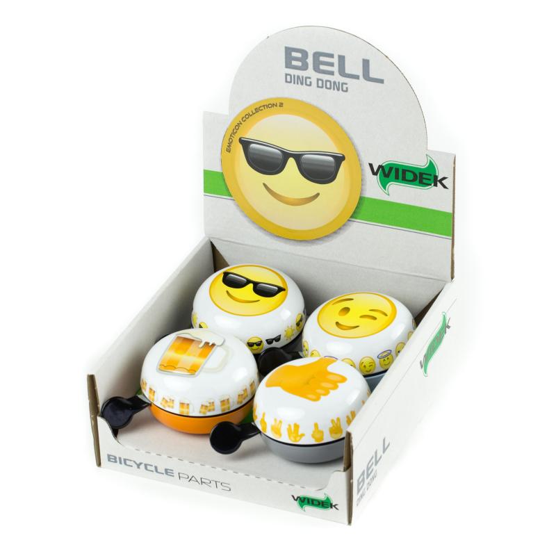 Widek Ding Dong bel Emoticon II assortiment (4)