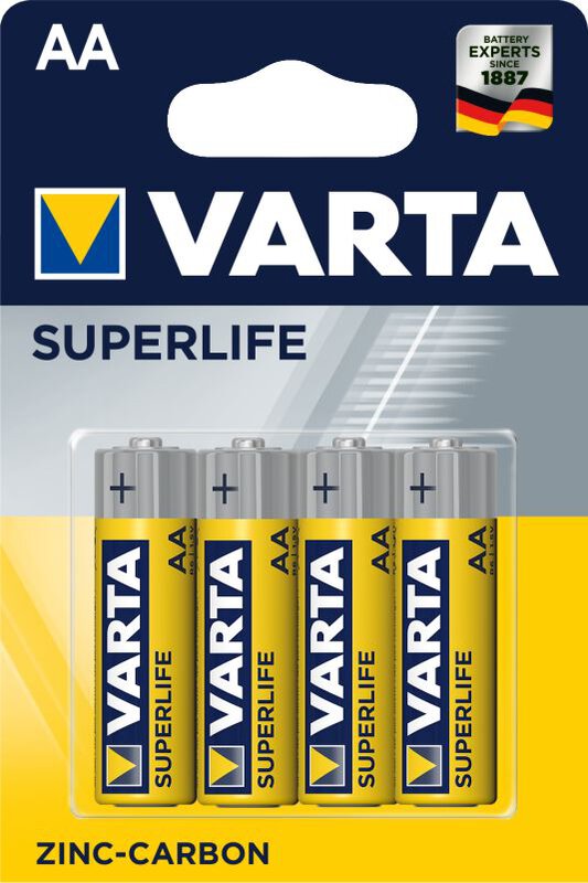 Batterij Varta Superlife R06 AA (4)