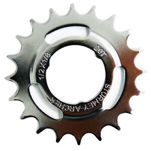 SA HSL 834 tandwiel 20T. 1/2x1/8 bol chroom