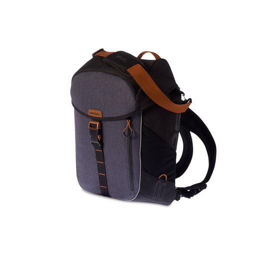 Basil 17665 Miles Daypack fietstas waterdicht 17L. Black Slate