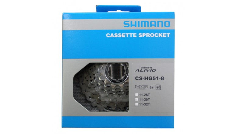 Shimano ECSHG518130 cassette 8 spd. Alivio 11-30 CS-HG51