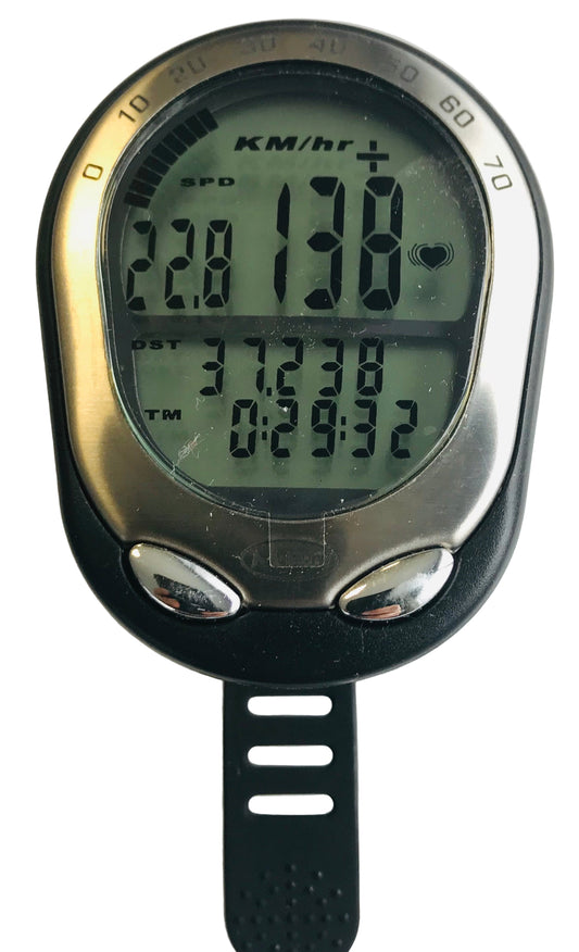 M-ighty fietscomputer/hartslagmeter 20 functie's excl. batterijen