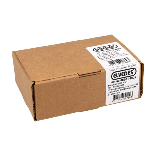 Elvedes 6890T-BOX disc brake pad soft compatible Avid (10)