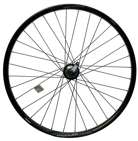 Achterwiel 26" - 559X19 IIS Excalibur 2XC DB600 QR zwart schijfrem cassette