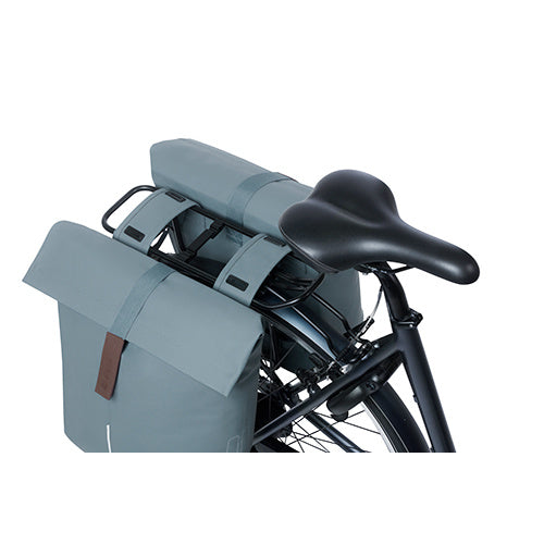 Basil 18374 City dubbele fietstas 28-32L graphite blue