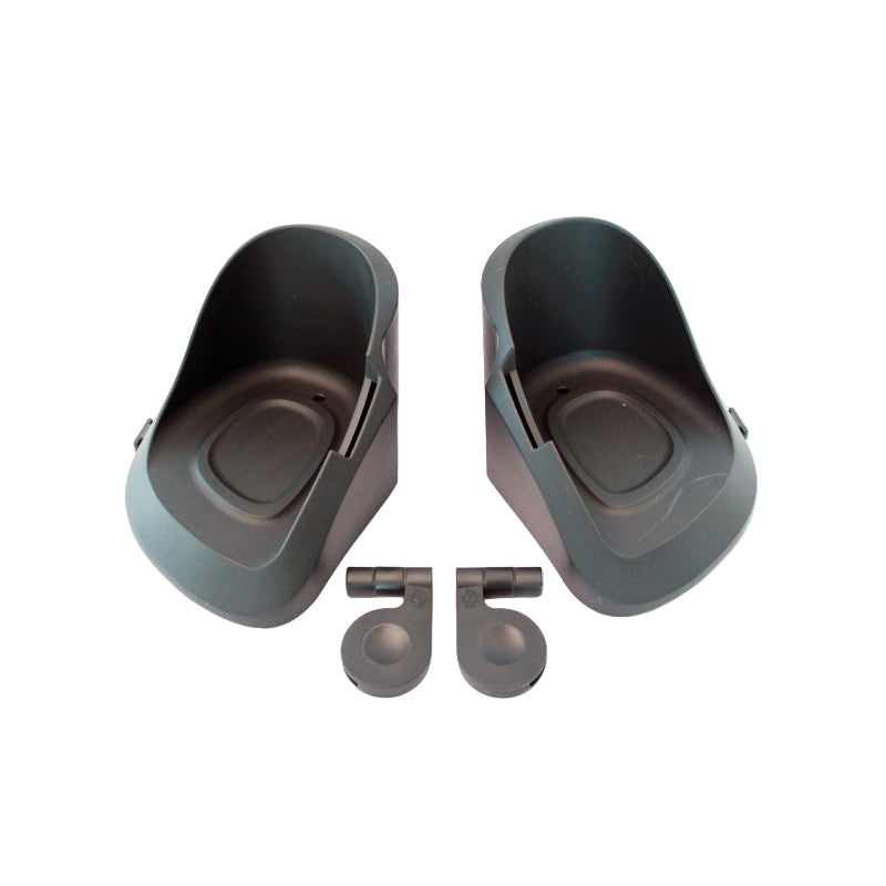 Qibbel QS104 set voetenbakjes + bijbehorende bevestigingsclips