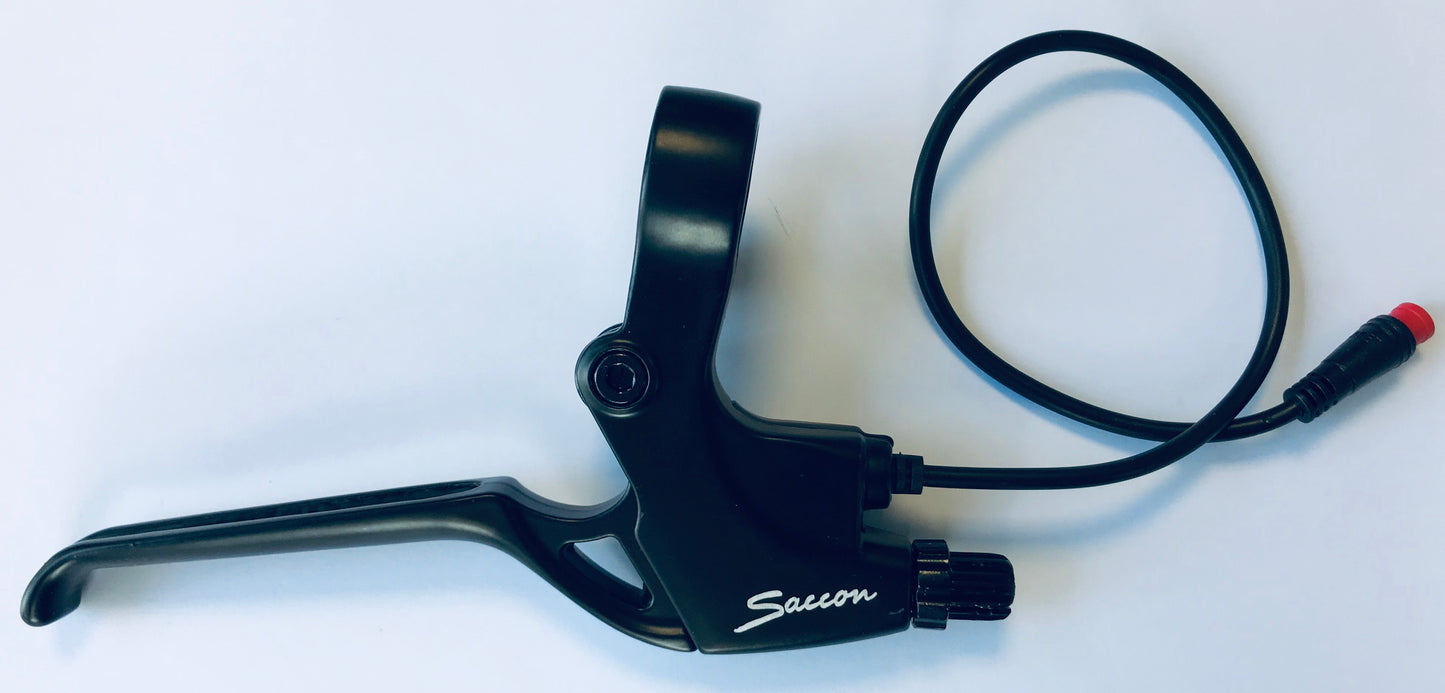 Saccon LEBK14R0S E-Bike greep rechts universeel zwart/zwart