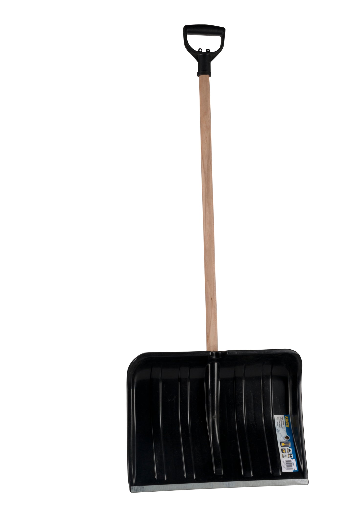 Kinzo sneeuwschuiver 410x320 mm. met houten steel