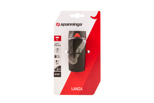 Spanninga Lanza XB koplamp incl. 2 x AA batterij