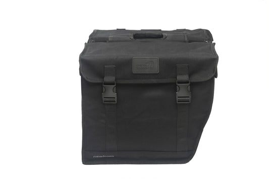 New Looxs tas nr. 042 canvastas dubbel hybride black - 042.410