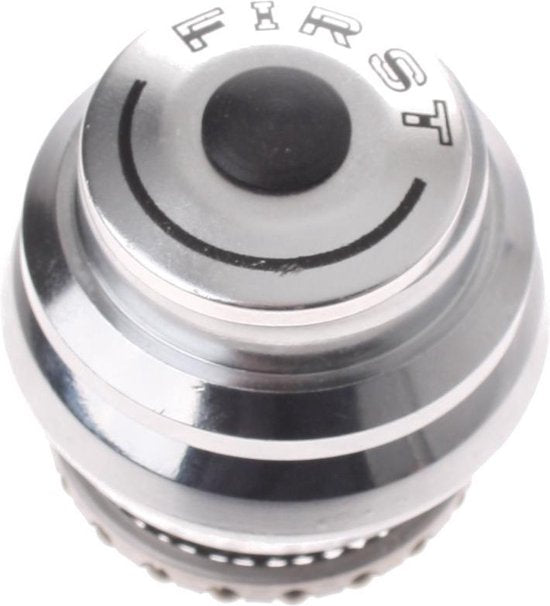 First balhoofdstel Ahead 1.1/8" 25.4x34x30 alu. zilver