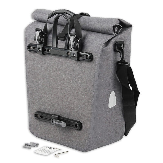 Lynx enkele fietstas Canyon 23 ltr. grijs TPU waterdicht