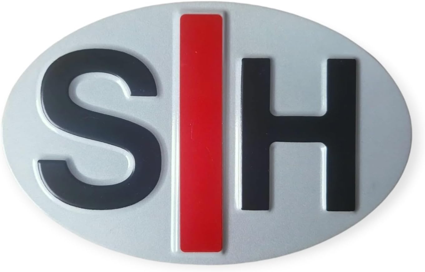 SH (slecht horend) bordje voor fiets