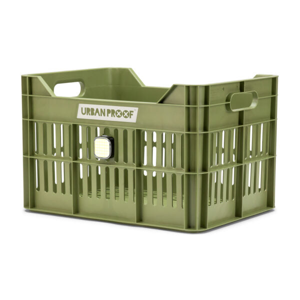 Urban Proof fietskrat 30L Click Olive Green - Recycled
