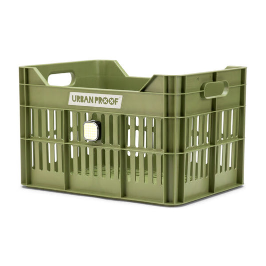 Urban Proof fietskrat 30L Click Olive Green - Recycled