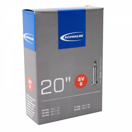 Schwalbe Bib. SV 6 - 40 mm. / 28/40-406 / 20x1.1/8-1-1.3/8 / 20x1.35-1.50 -10413313