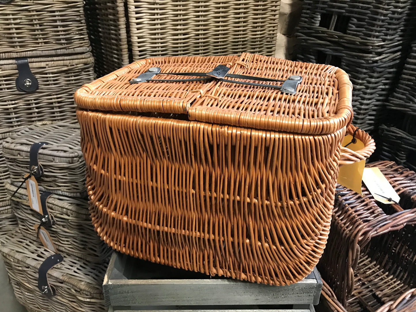 Koffertje speciaal riet met deksel