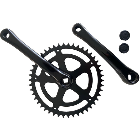 Kettingwiel 46T ST - 170 alu crank zwart 1/8