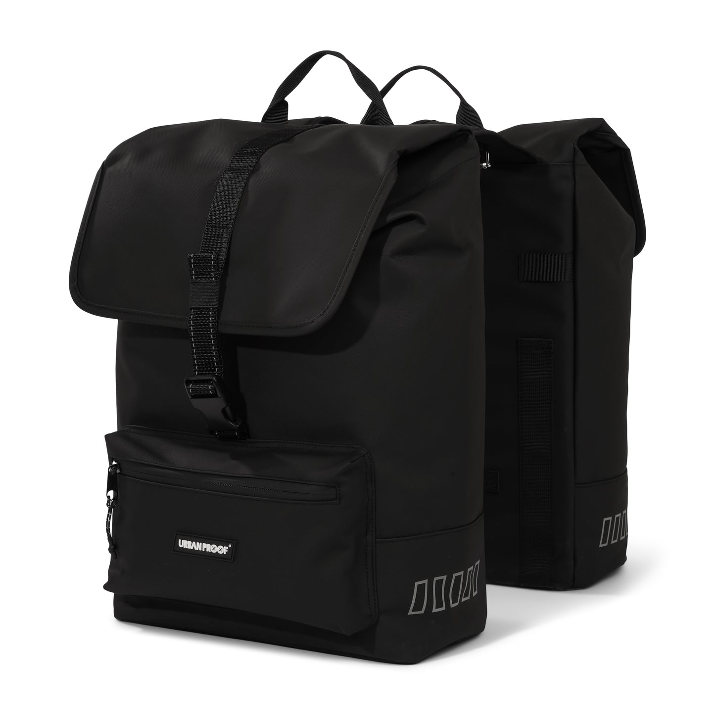Urban Proof Cargo Double Bag Black - Recycled