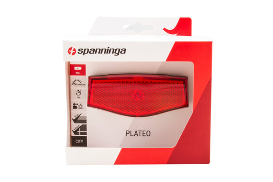 Spanninga Plateo XB achterlicht incl. 2 x AAA batterij