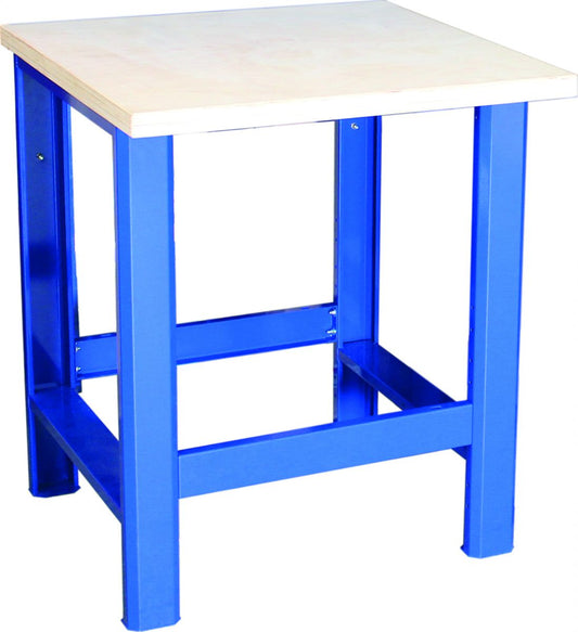Cyclus werkbank 750x750x895 mm. met multiplex blad ø40 mm.