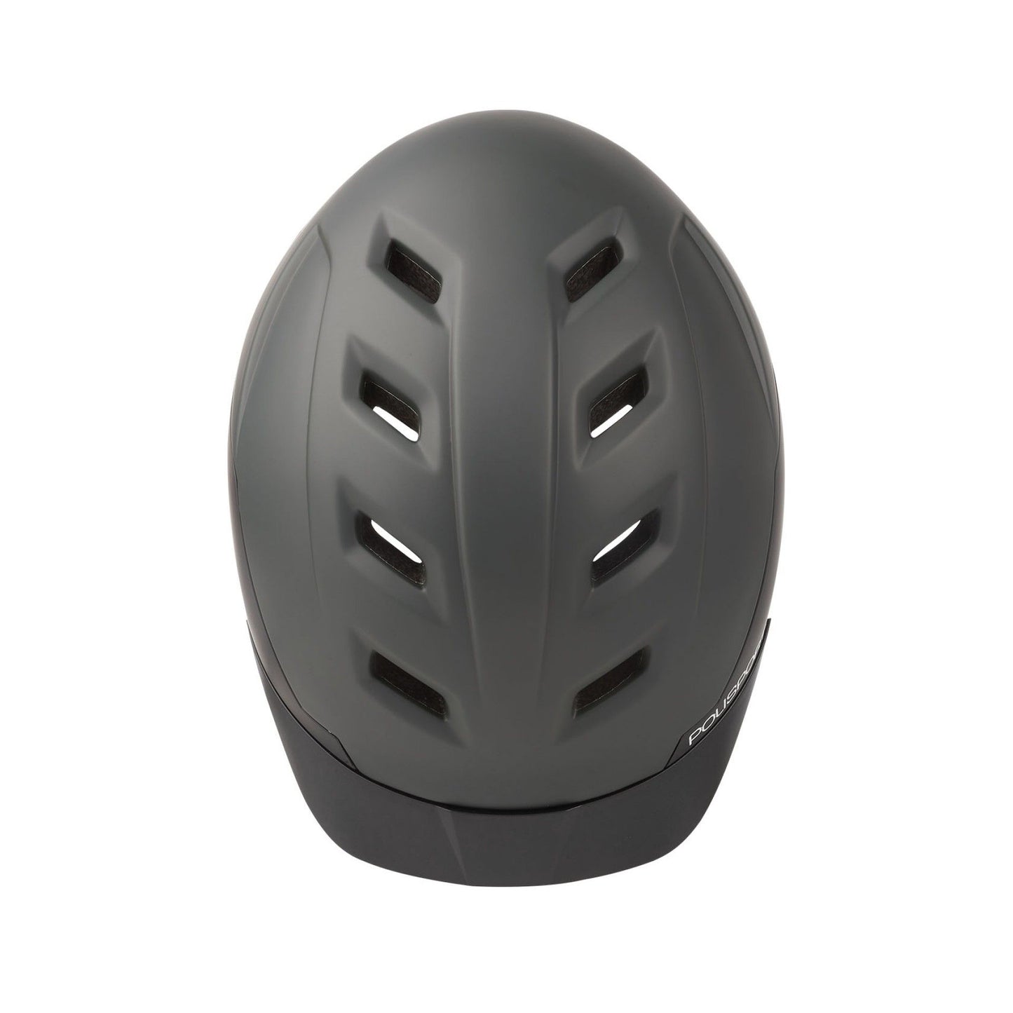 Polisport helm E'City mat zwart/donkergrijs L (58-61 cm.) *