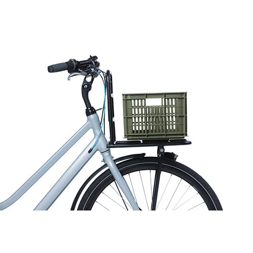 Basil 21112 Crate S fietskrat gerecycled kunststof small 17,5L moss green