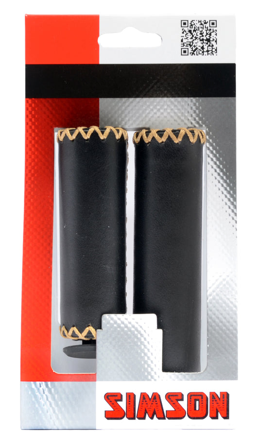 Simson 020449 handvatten leder zwart