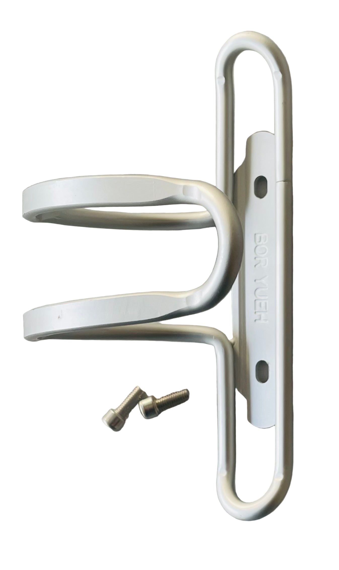 Bor Yueh bidonhouder aluminium zilver zijwaarts in- / uitneembaar