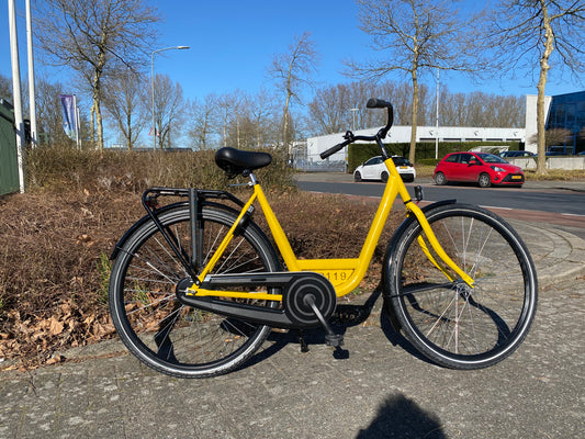 ALDO bedrijfsfiets 26" 50 cm. kleur: geel