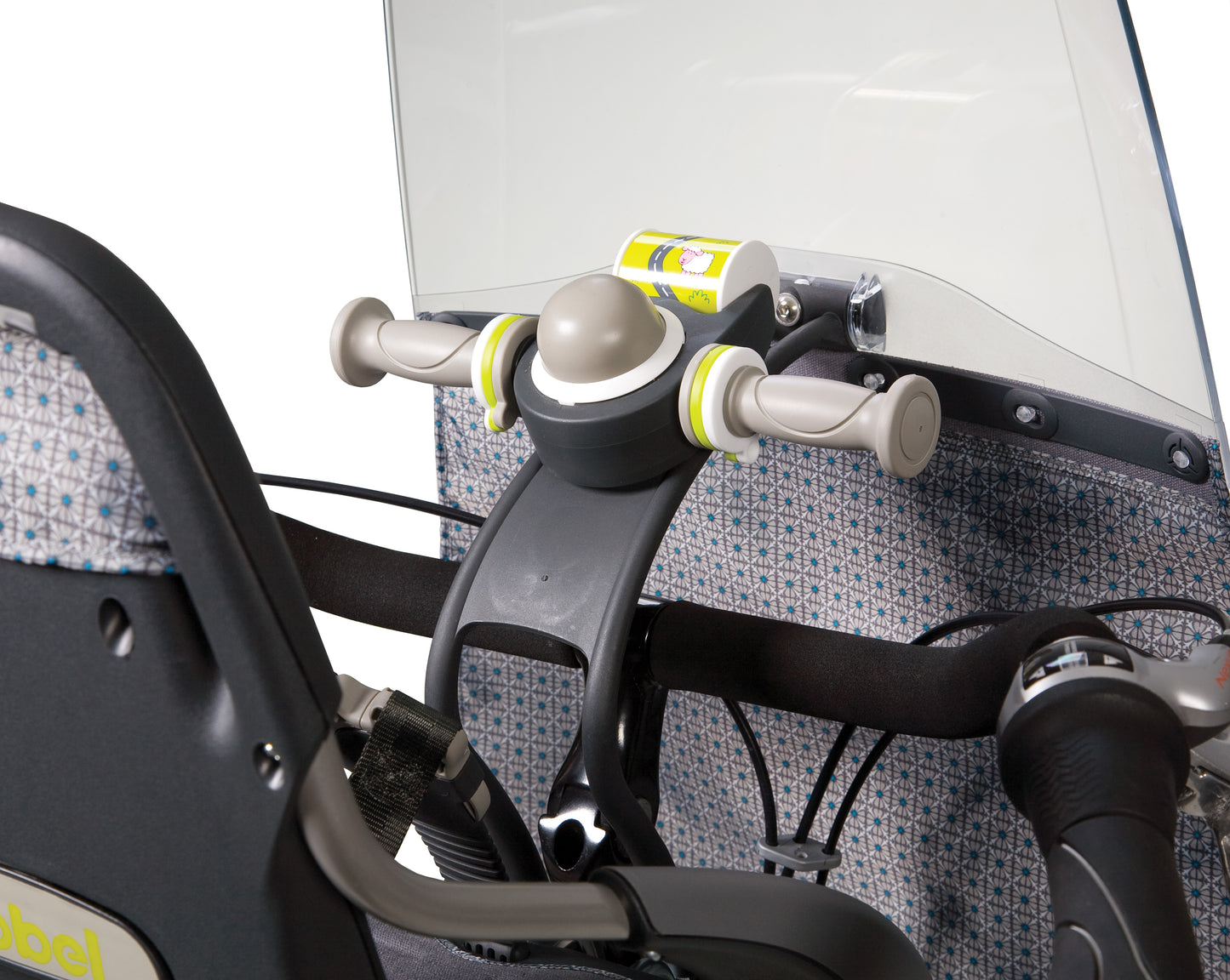 Qibbel Q804 Toybar met grijze handvatten