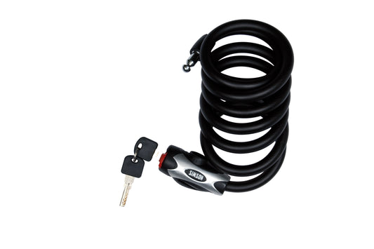 Simson 020839 spiraalslot regular size XL 10 x 150 cm. mat zwart