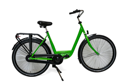 ALDO bedrijfsfiets 26" 50 cm. kleur: appelgroen (+ Ursus Hopper dubb. + Shimano stuurslot) Alu uitvoering