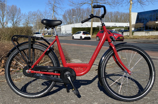 ALDO bedrijfsfiets 28" 55 cm. kleur: rood