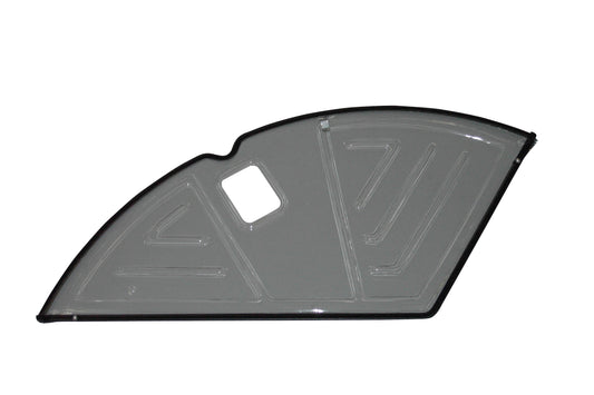 Hesling jasbeschermer 28/5 lblgr alu. zwarte rand