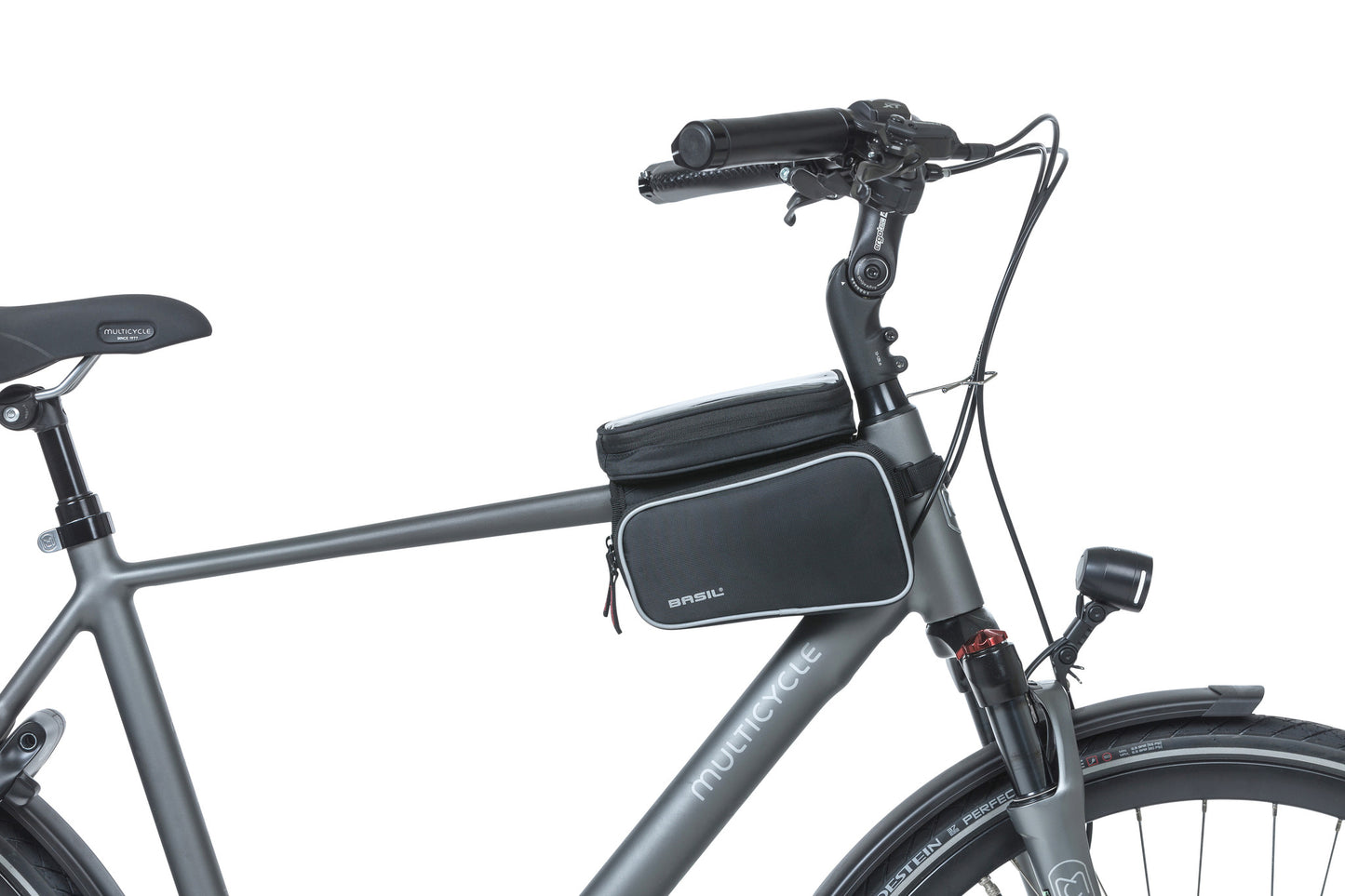 Basil 18044 Sport Design top tube frametas dubbel M 1.5L zwart