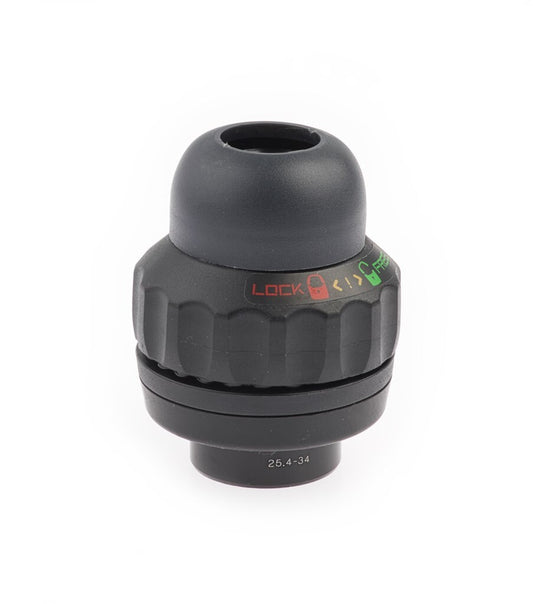 Post Moderne balhoofdstel lock-out Quill ø25.4-27.0-34.0 zwart