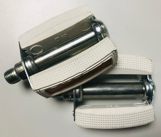 Union pedaal 605K klassiek PVC wit kogellager *