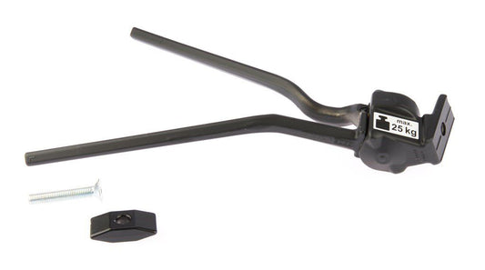 Pletscher Esge tweebeenstandaard Twin 28'' / 290 mm. zwart