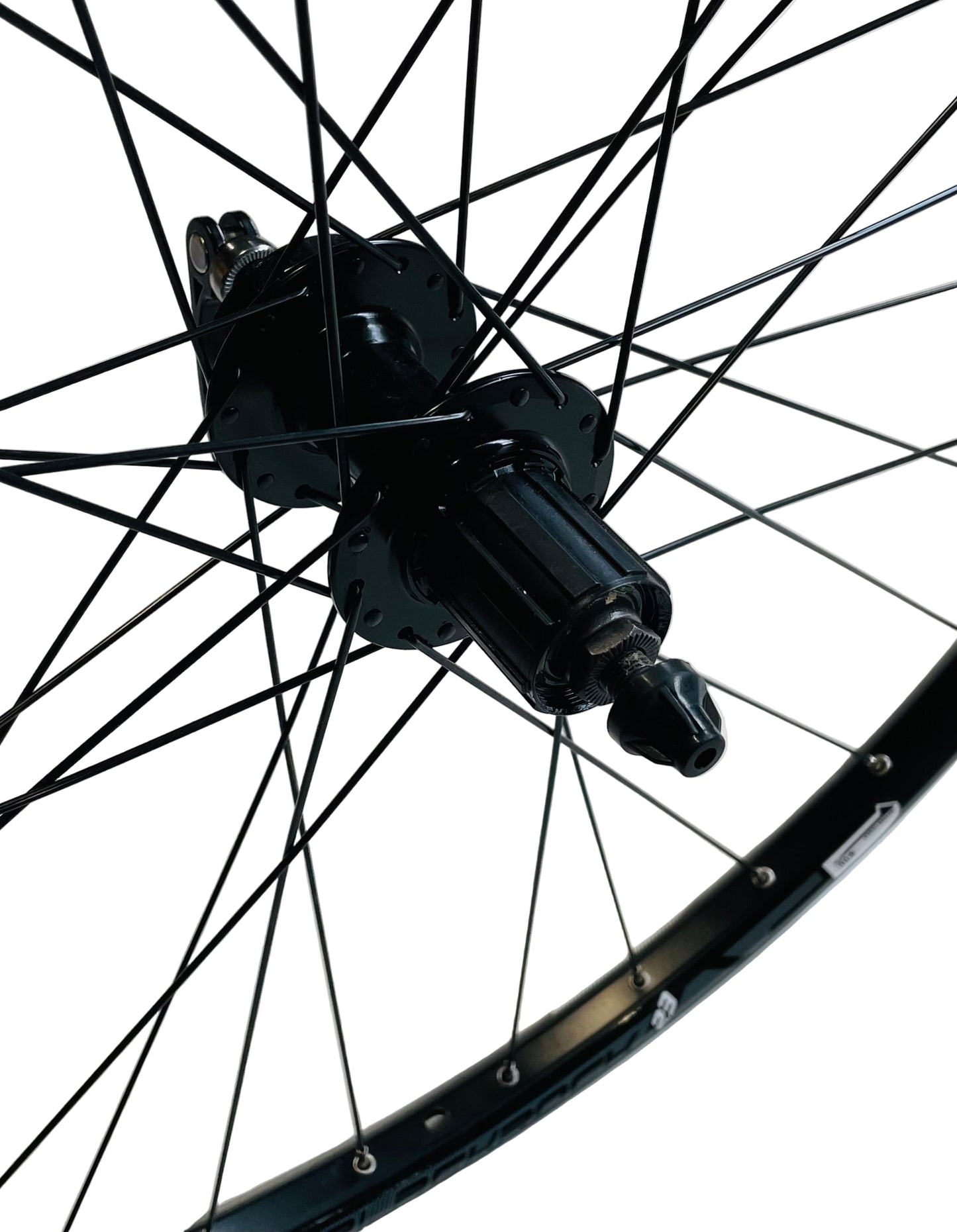 Achterwiel 28" - 622X23 IIS Blackrock 23 DB600 QR zwart schijfrem