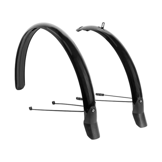 Eurofender spatbord voor Mudguard Lampo 28"- 58 mm. zwart