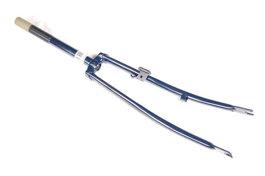 Vork 28" blauw I + trom.nok